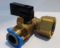 Тройник с шаровым краном 1/2''х1/2''х3/8'' для Аквафор DWM-101S