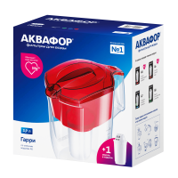 Кувшин Аквафор Гарри (с дополнительным модулем) (красный)