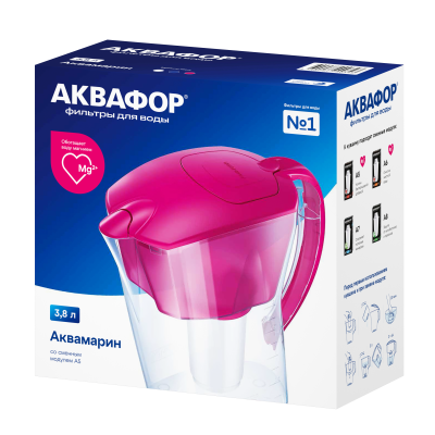 Кувшин Аквафор Аквамарин (белый) 