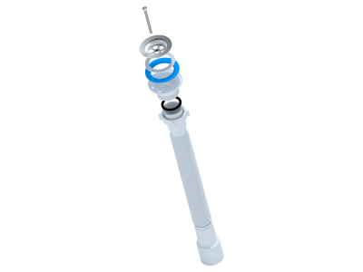 Гофросифон удлинённый 1 1/2"*40/50 (571-1401мм) G116